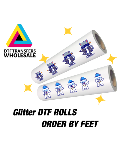 Glitter DTF Gang Sheet | Order By Feet | DTF Transfers Wholesale
